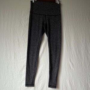 Lululemon Athletica Gray Herringbone Leggings